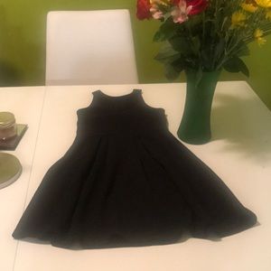 Sexy back black dress